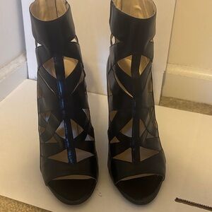 Nine West Black Strappy Women's Heels